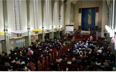 At 90, St Augustine’s gets a Bishop’s Visit and a Big Boost from Biffa Award!