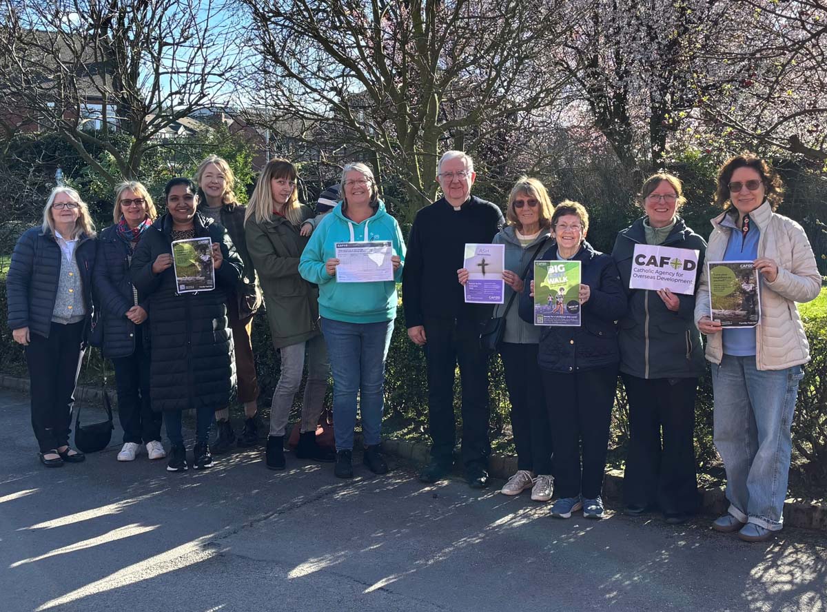 St Joseph’s Castleford UCM: stepping out for CAFOD!